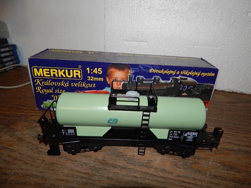 Merkur kesselwagen grün - merkur,