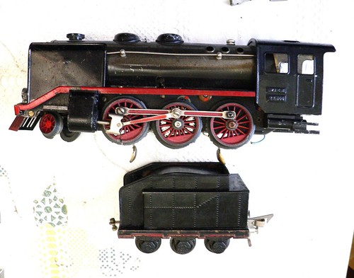 Elektro lokomotive mit tender - mit,