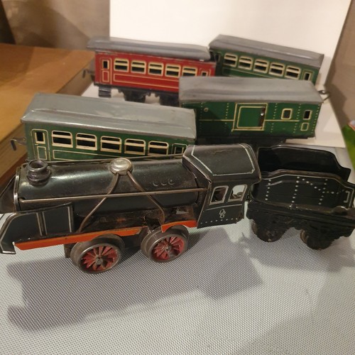 Eisenbahn uhrwerk lokomotive - uhrwerk,